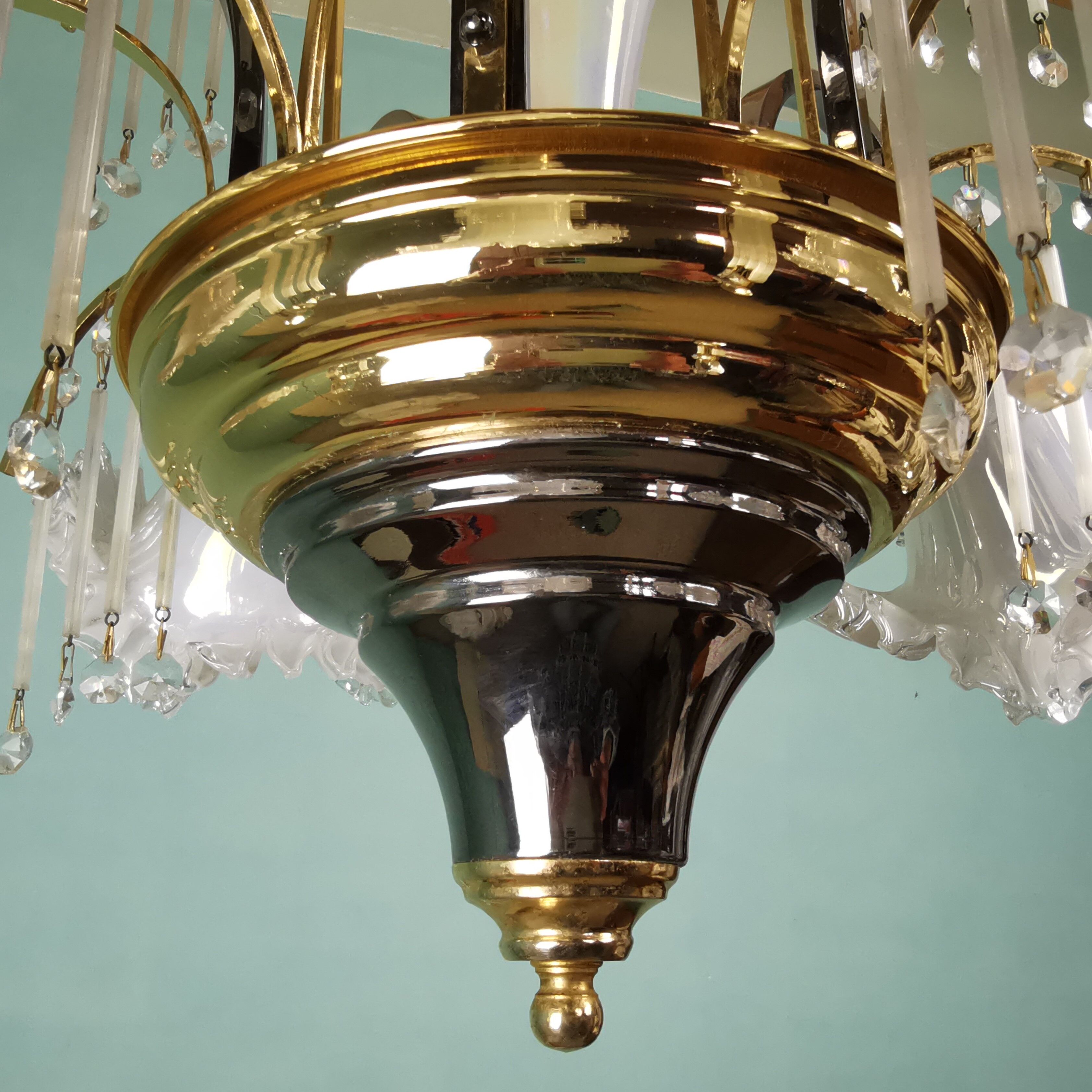 Italian murano glass chandelier