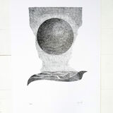 "Sunset" Indian ink