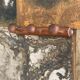 Old wooden patere