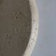 Travertine and steel valet tray, space age 1960s, Italian work