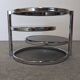 Table basse Space age à 3 plateaux par Leitmotiv-Swivel, Pays-Bas vers 1970