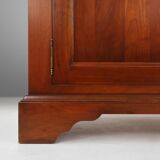 English Wooden Bookcase Cabinet, 1950s