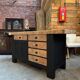 Old carpentry workbench