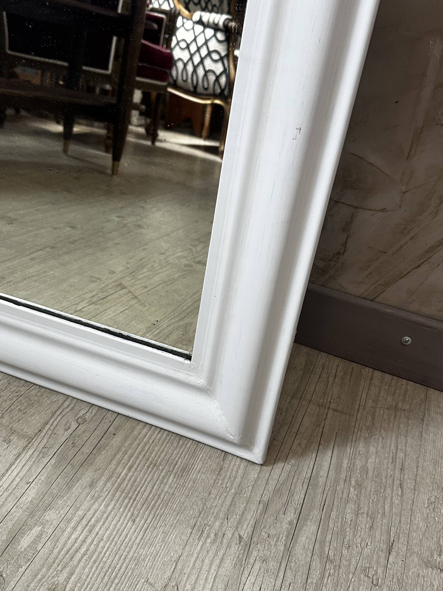 Miroir ancien repeint