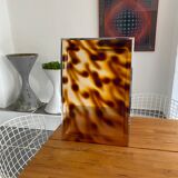 Lucite tray and vintage chrome