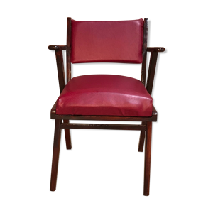 Chaise accoudoir style année 50