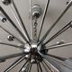 Sputnik XXL chandelier of the 60s-70s chrome metal 20 lamps