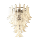 Transparent “selle” murano glass cascade chandelier