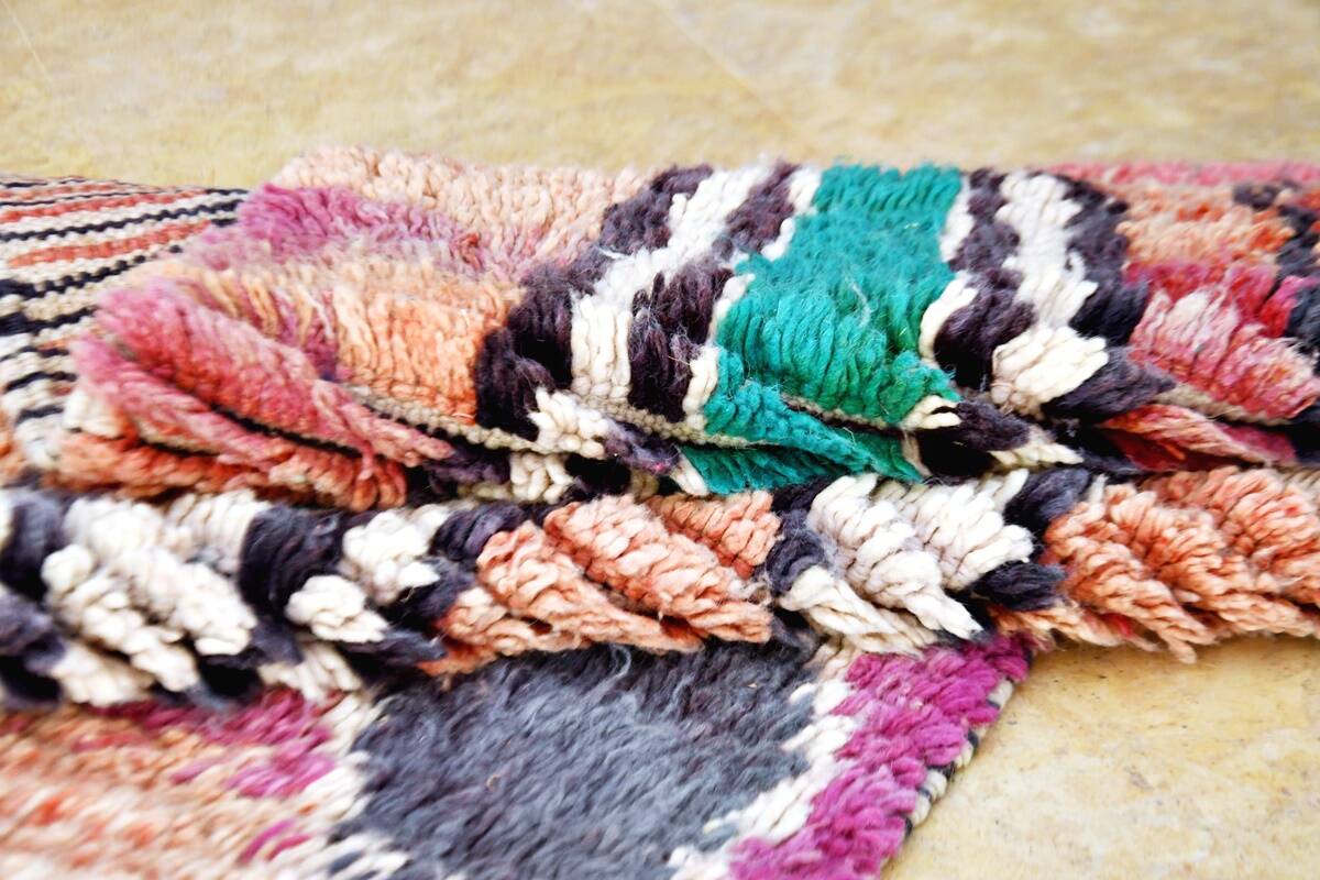 Moroccan Berber carpet hallway Boujaad 417 x 75 cm new