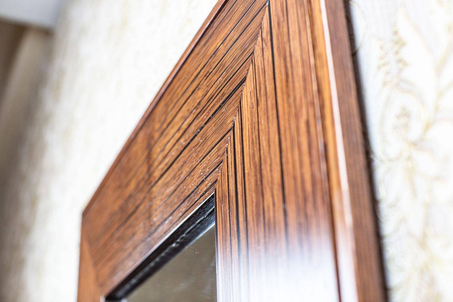 Antique Mirror in Exotic Wood, 1890s