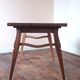 Antique oak table and compass legs