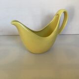 Old yellow sauceboat Boch Belgium
