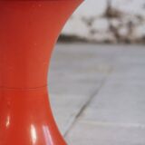 Dark orange Tam Tam stool by Henri Massonnet for Stamp, 1970