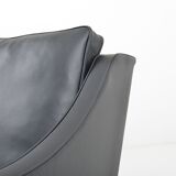 Padded of Borge Mogensen leather chair model 2207