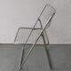 Chaise chromée Ted Net de Niels Gammelgaard