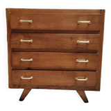 Commode 4 tiroirs vintage 1950s