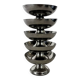 Lot de 5 coupelles en inox
