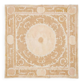 Vintage hand-embroidered tablecloth 127x134 cm