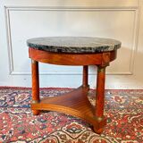 Empire Style Mahogany Pedestal Table.