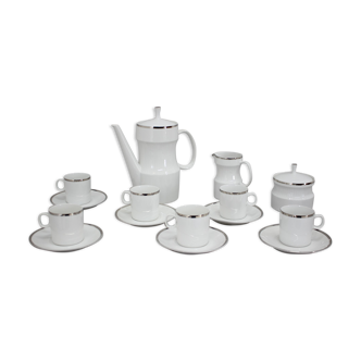 Théière et tasses 1964 Jaroslav Jezek Exlusive Porcelain Tea Set « Nefertiti », Tchécoslovaquie