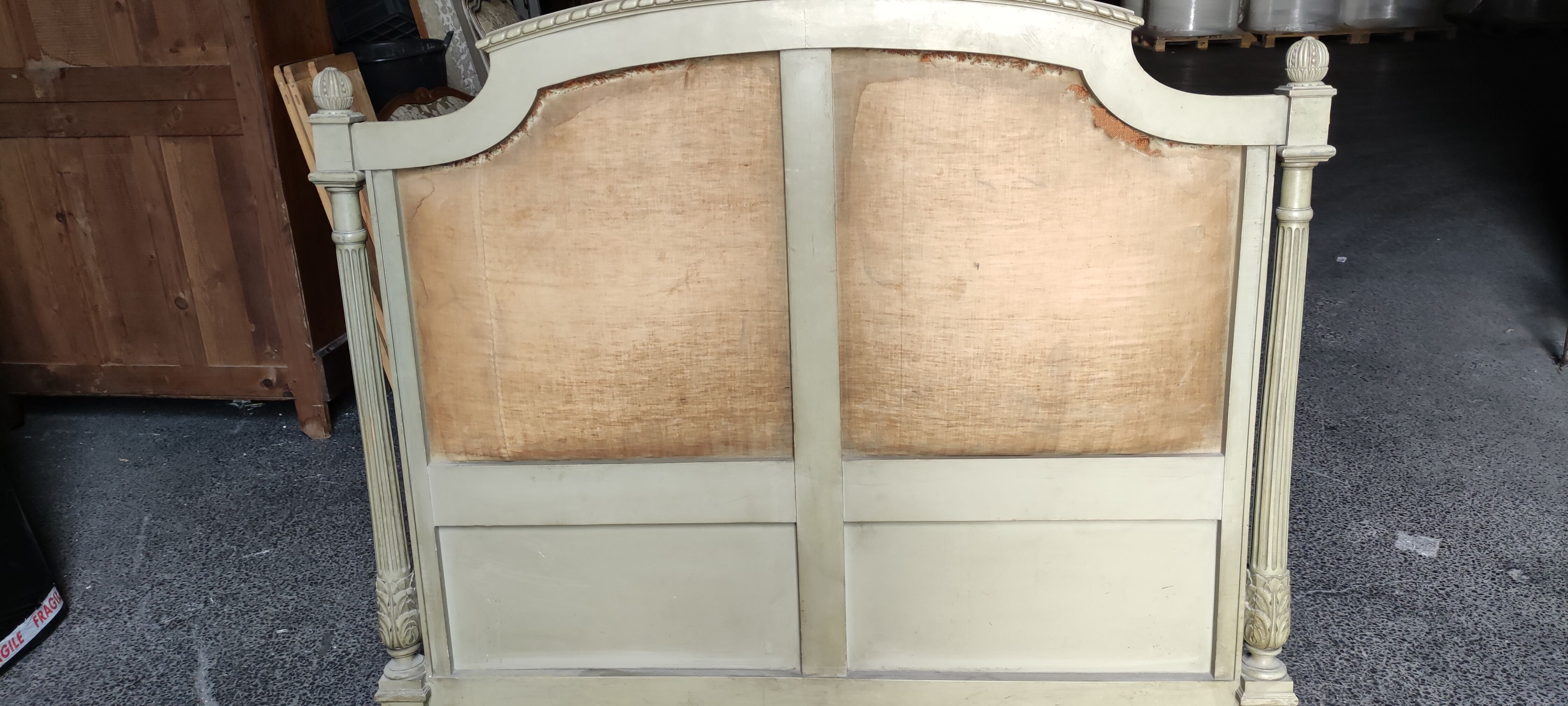 Bed patina style Louis xv, 140x190 cm, year 30