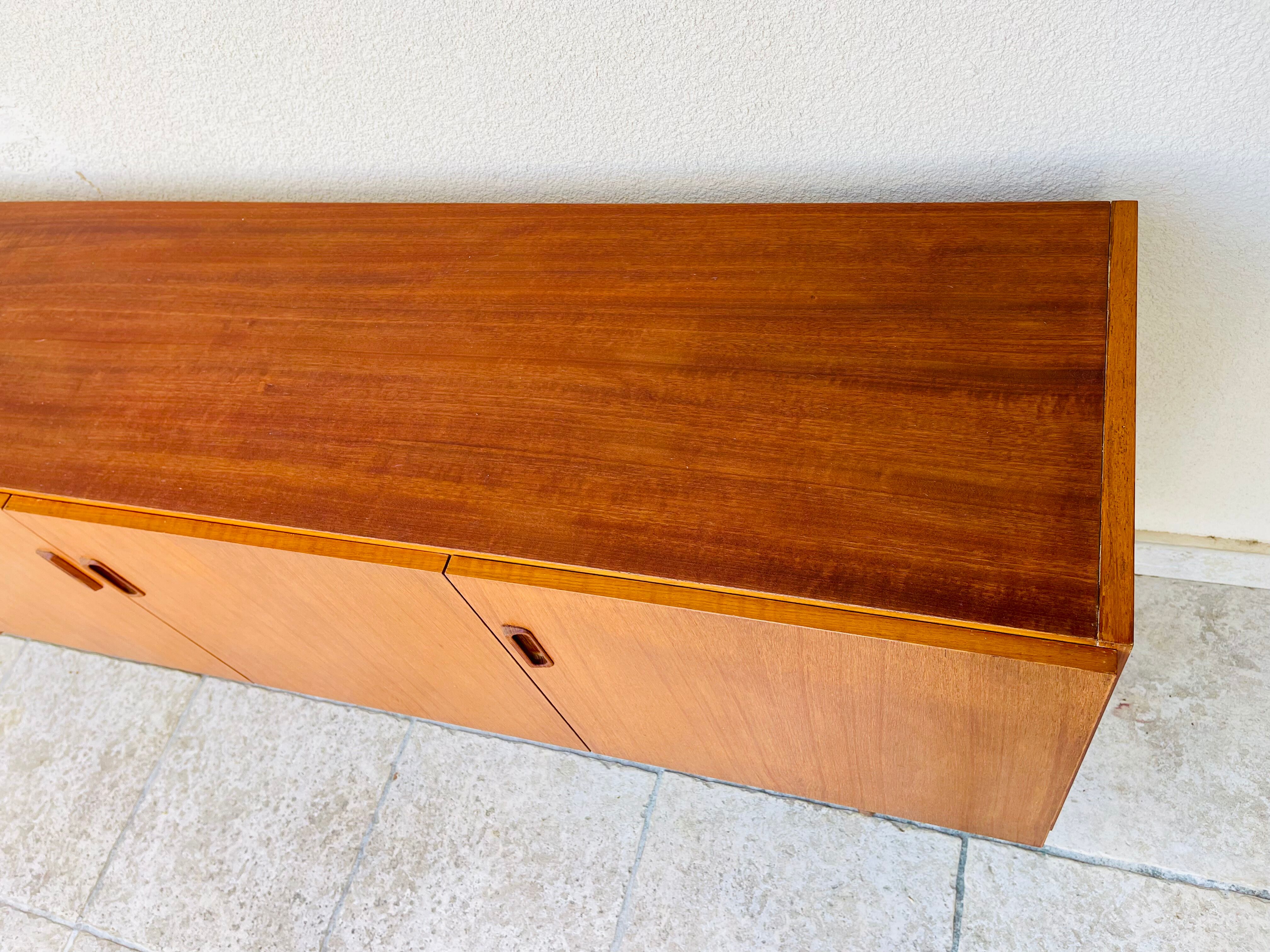 Scandinavian teak row