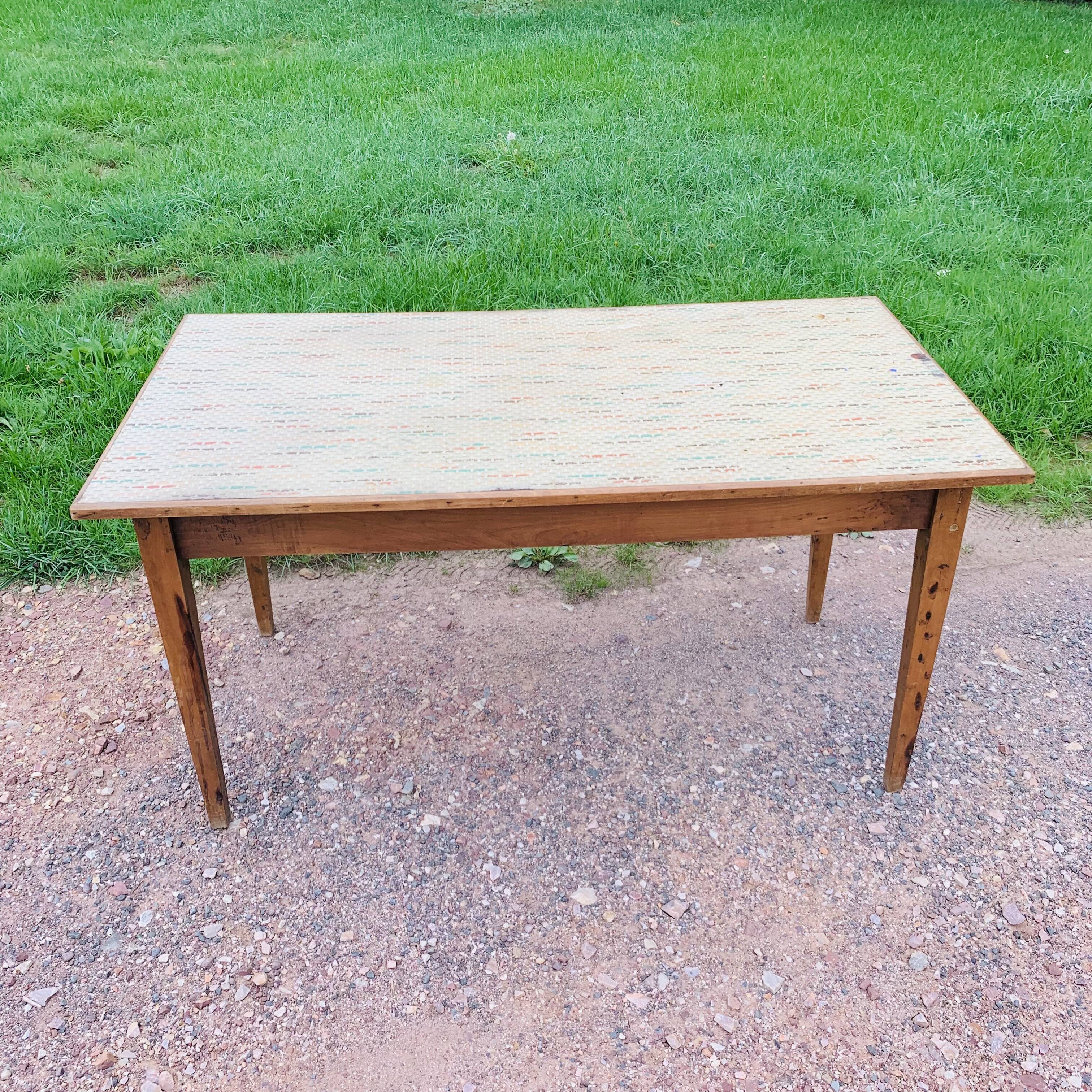 Farmhouse table - 1m38 long