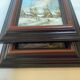 Pair of landscape paintings, oil on cardboard