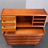 Commode à écrire en teck danois des années 1960