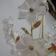 Lustre vintage 24 fleurs