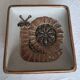 Very original vintage catchall featuring a snail.