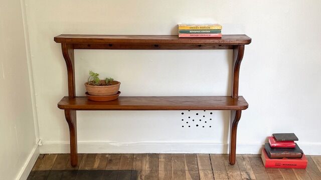 VINTAGE Solid Oak SHELF