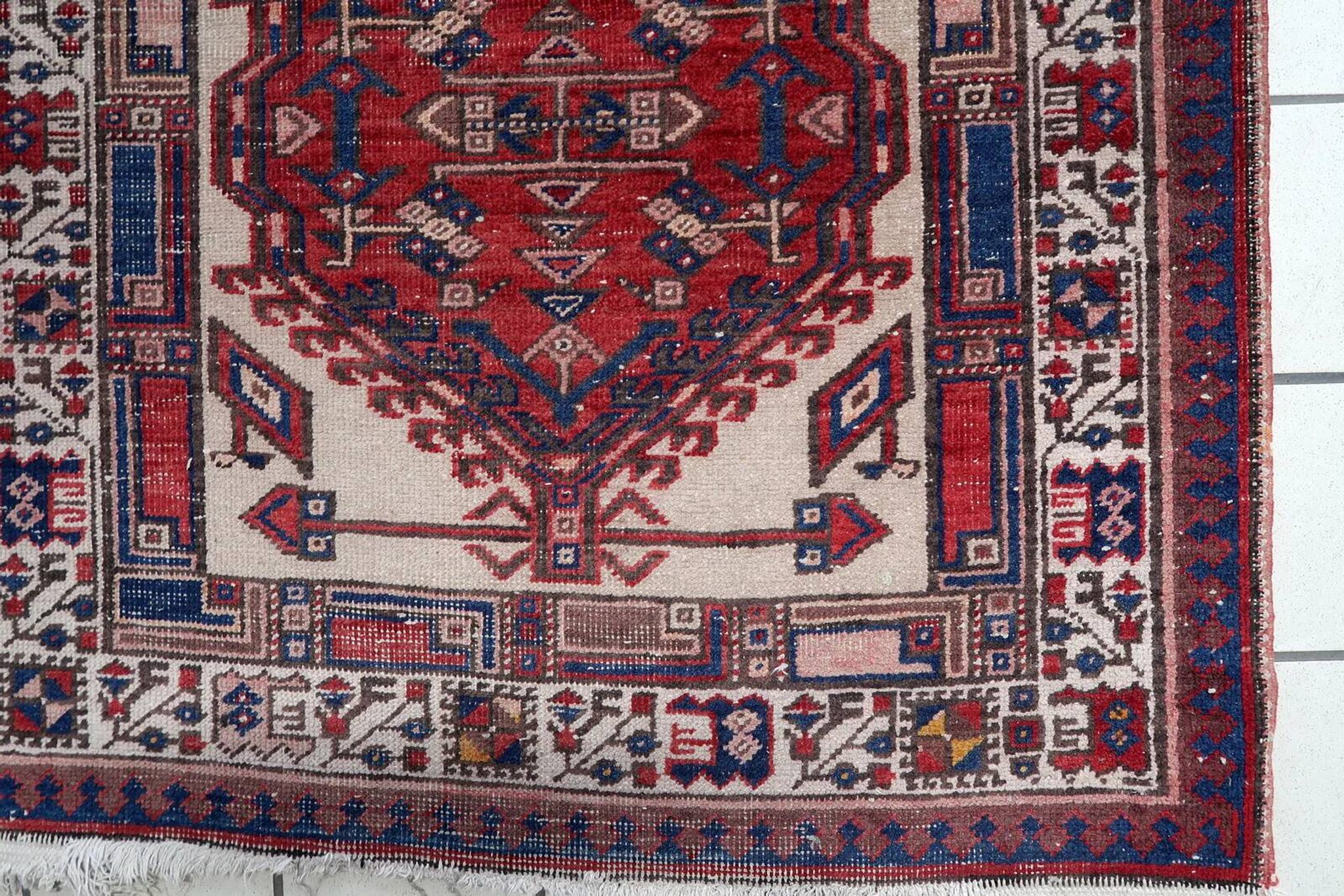 Handmade antique Persian Serab runner 102cm x 323cm 1920s - 1С1165
