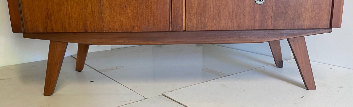 Vintage sideboard with compass feet