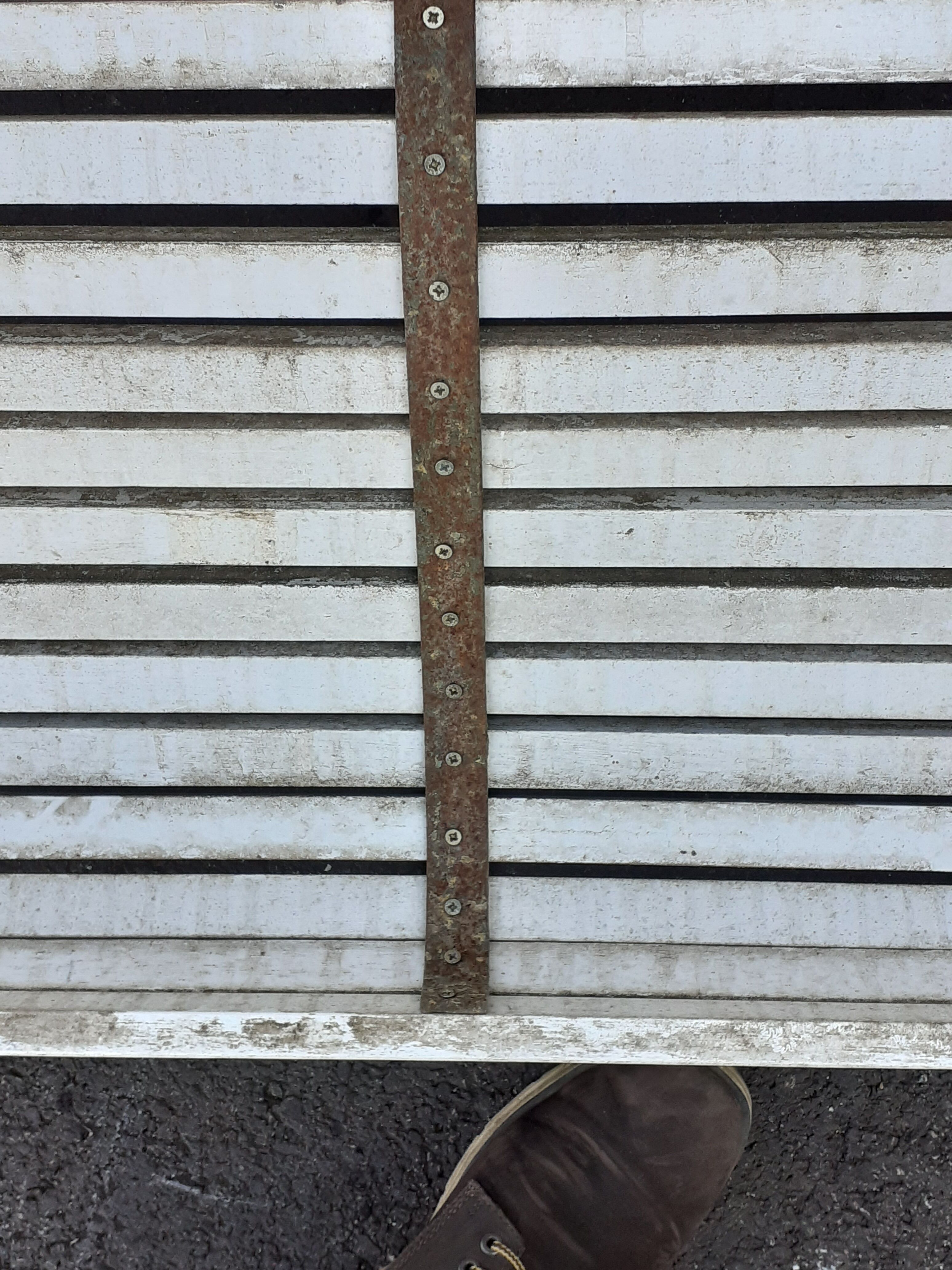 Banc de jardin avec pieds en  fonte