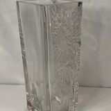 2212942 Daum, large cut crystal vase signed design 1970