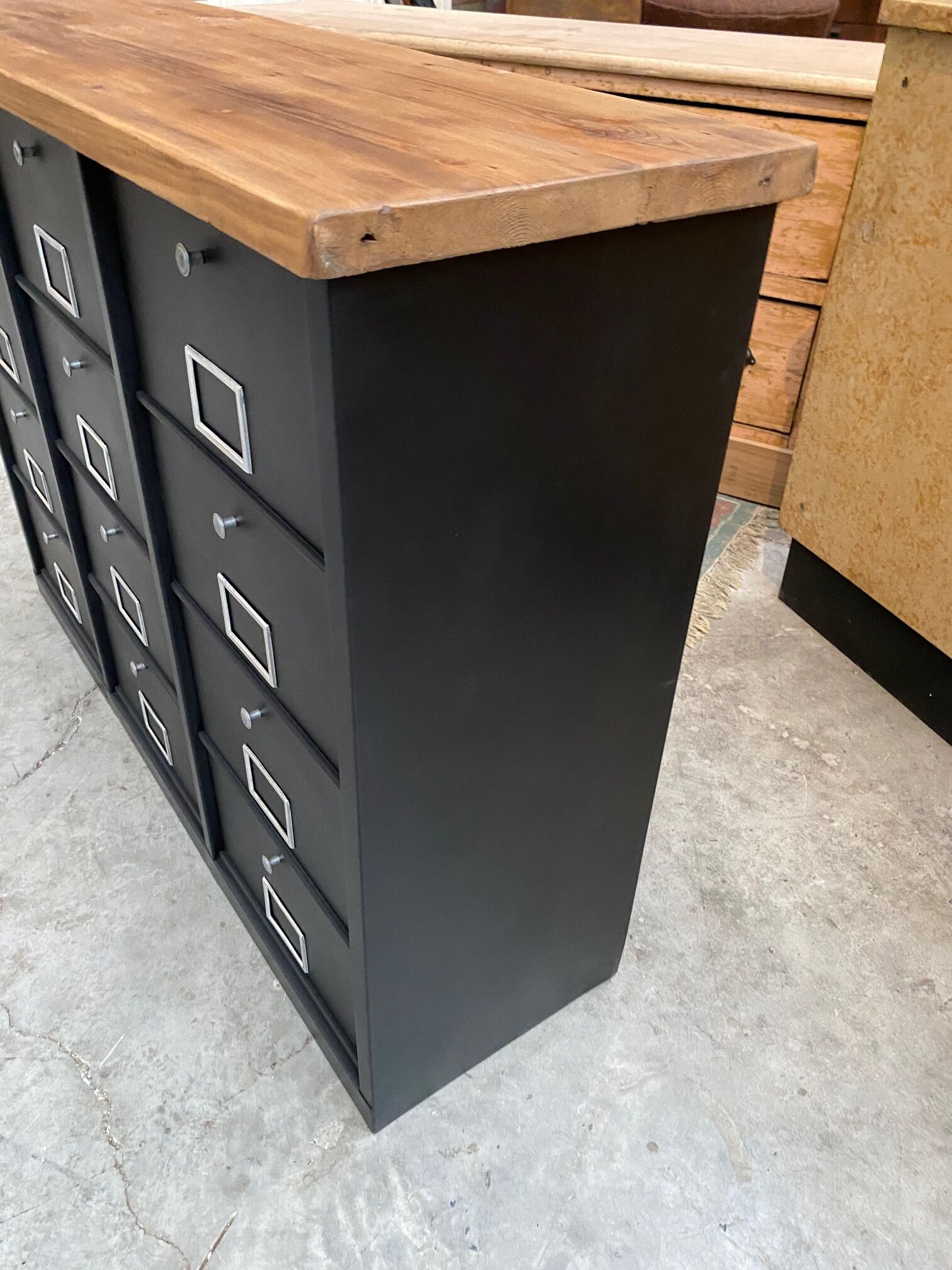 Old metal valve cabinet