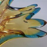 Sommerso Murano Glass Bowl, Italy, 1960s