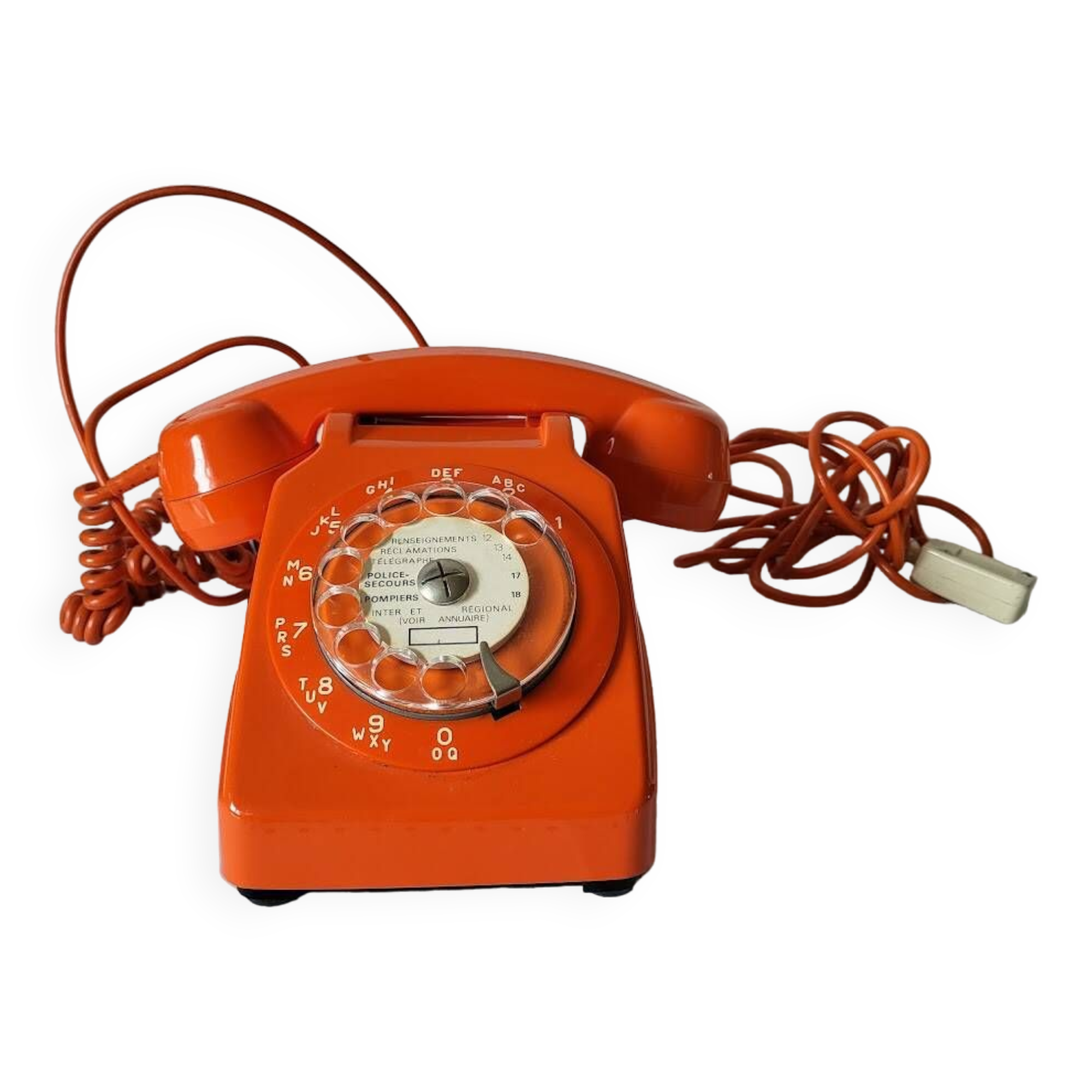Téléphone Socotel Orange vintage