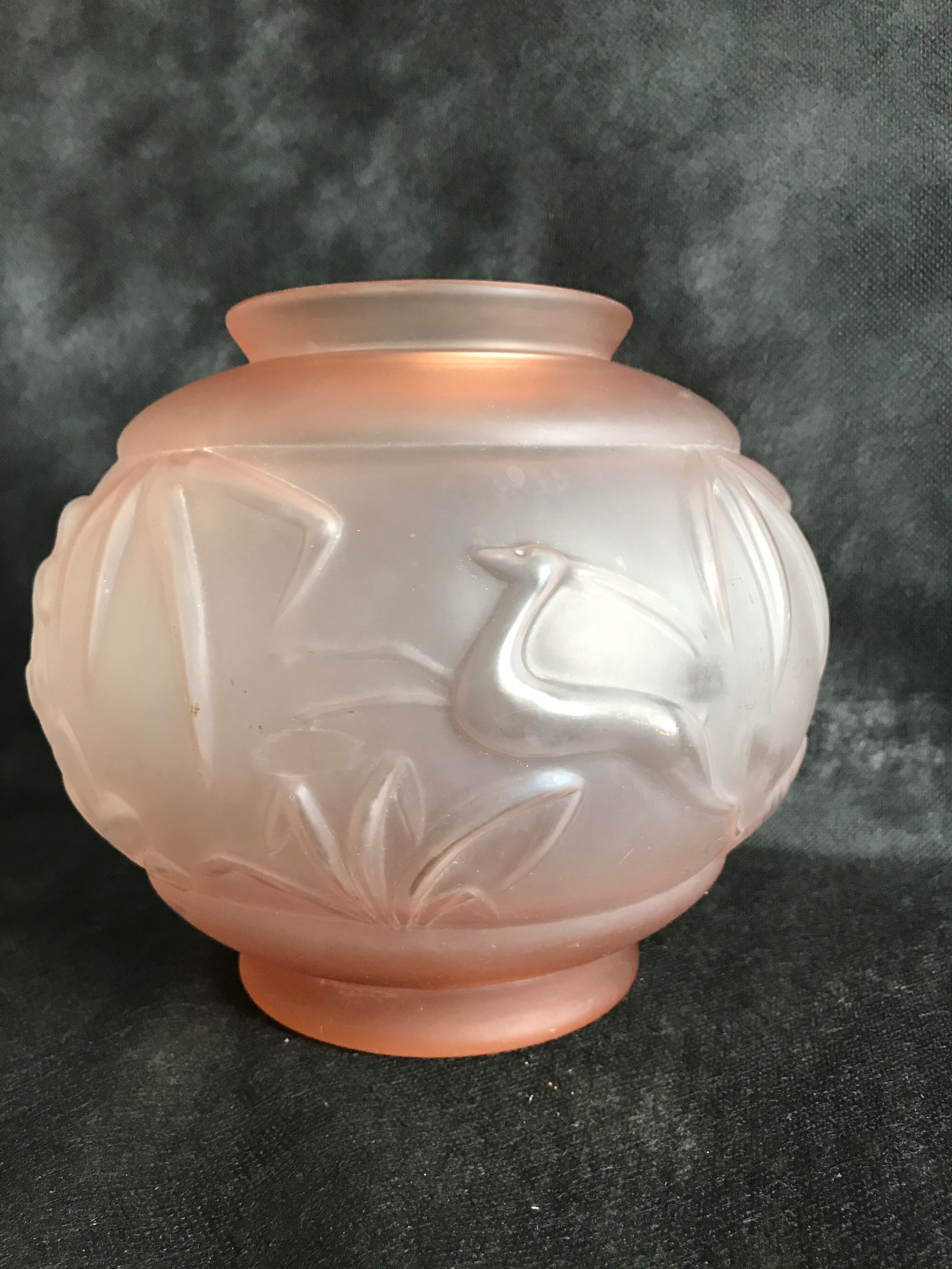 Vase boule art déco 972