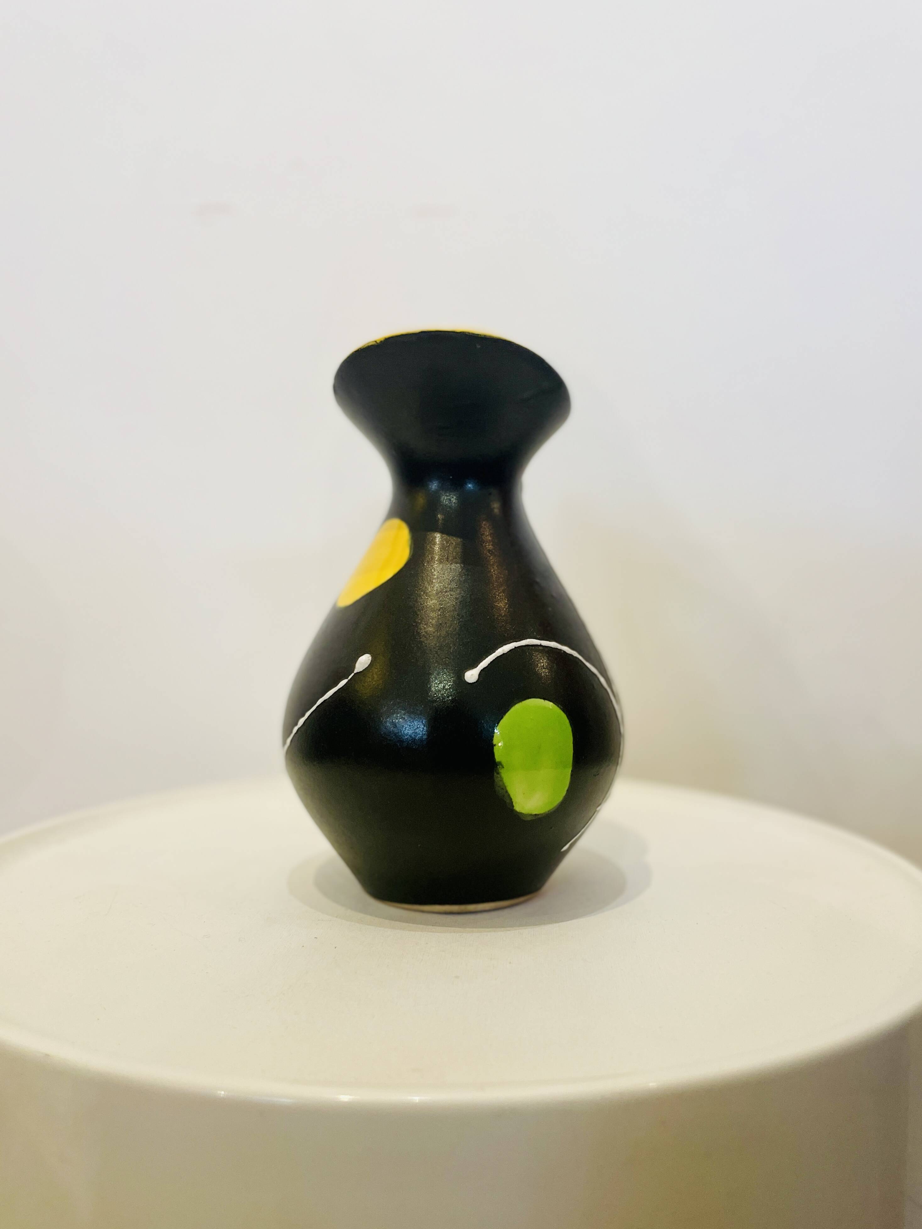Ceramic pitcher from the 50s - Poët-Laval earthenware factory