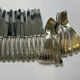 28-piece silver-plated cutlery set in Louis XV style.