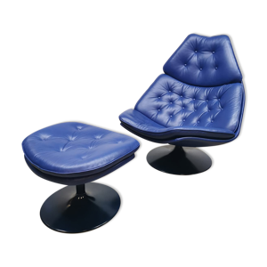 Fauteuil et ottoman F588