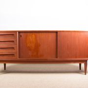 Enfilade Danoise en Teck 200 cm, modèle 31b, par Johannes Andersen 1960.