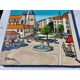 Oil on canvas by H. Rivoire "Bergerac"