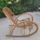 Rohe Noorwolde rattan rocking chair from the 60s