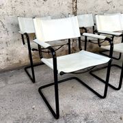 Serie de 6 chaises Mattego Grassi MG5 1970 vintage
