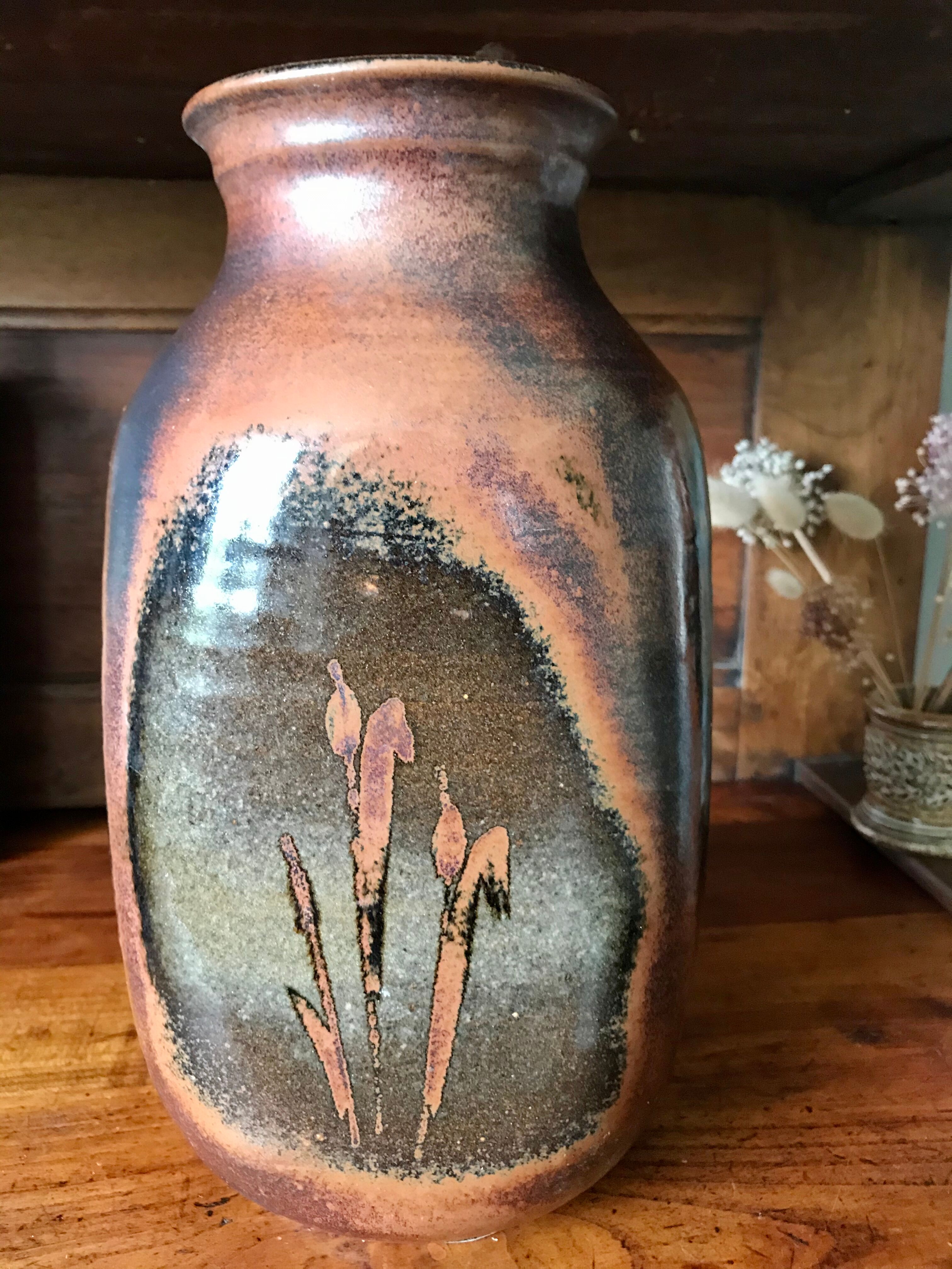 Taber Vallauris sandstone vase 32 cm