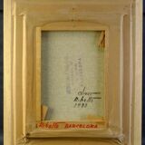 Tableau Huile Vintage Portrait De Femme Impressionniste 20ème Siècle