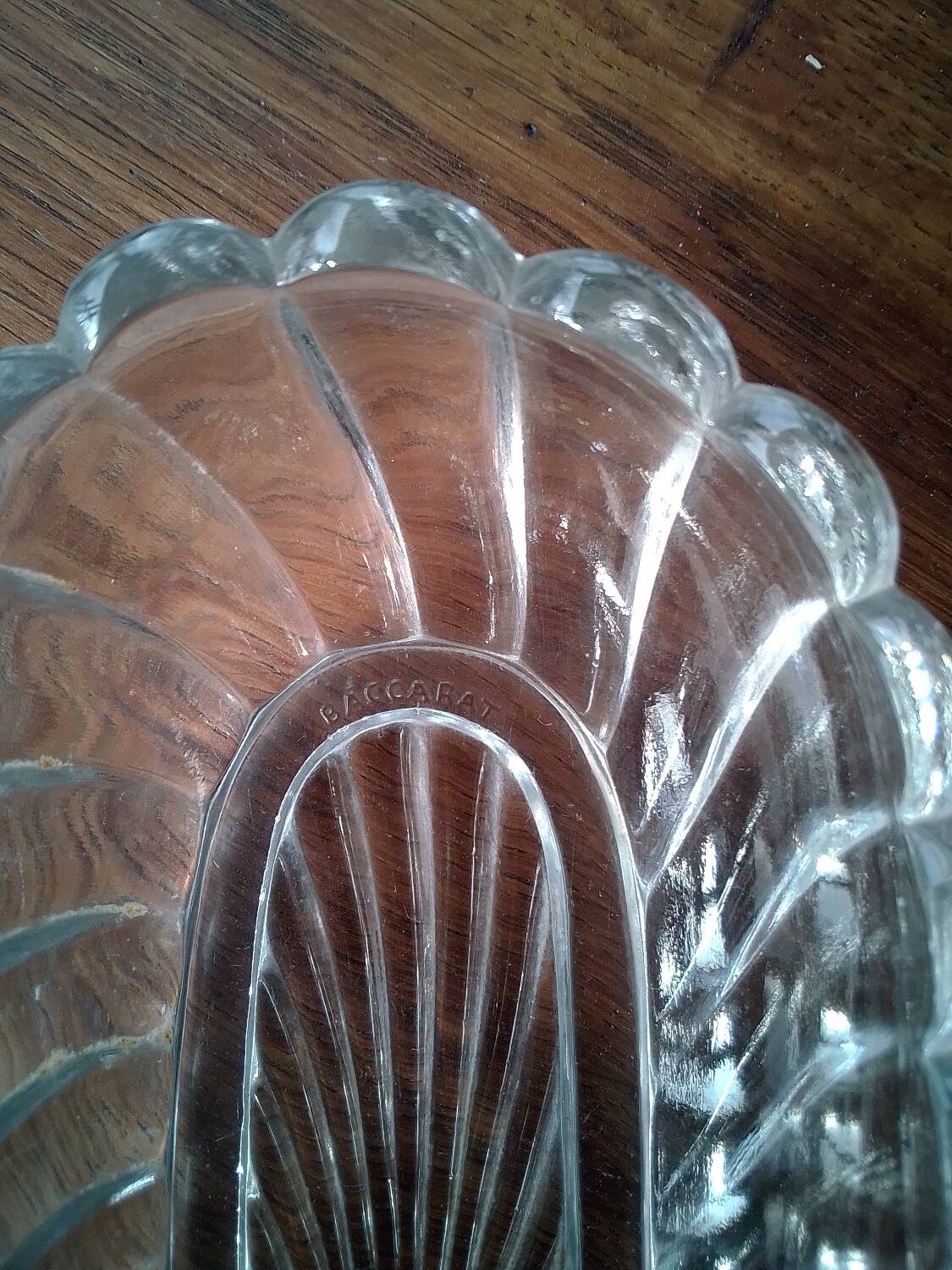 Baccarat crystal soap dish